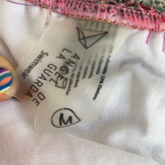 Boho ruffle tie side bikini M - Picture 4 of 11